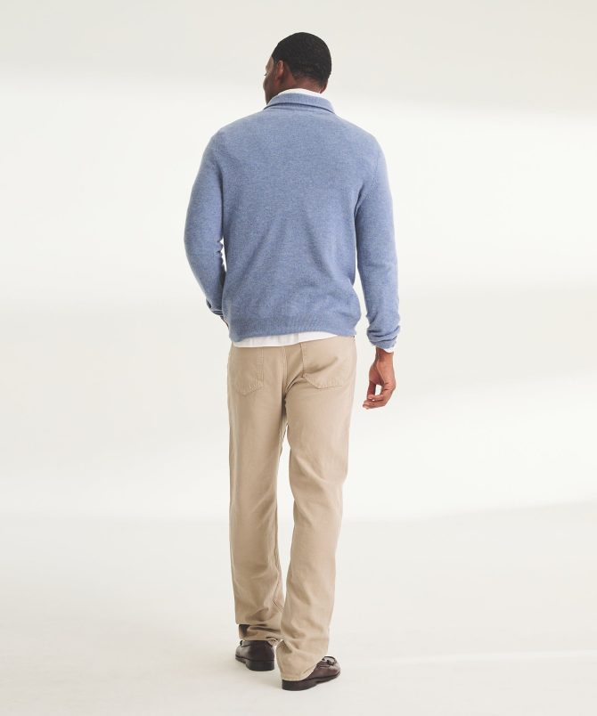 Signature Cashmere Long Sleeve Polo - Image 8