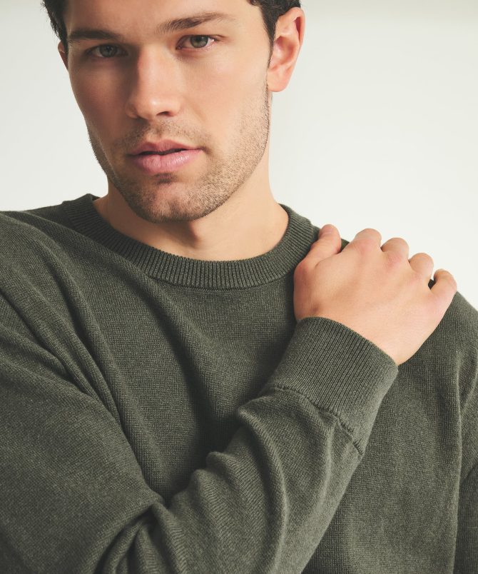 Cotton Cashmere Oversized Sweatshirt - Image 17