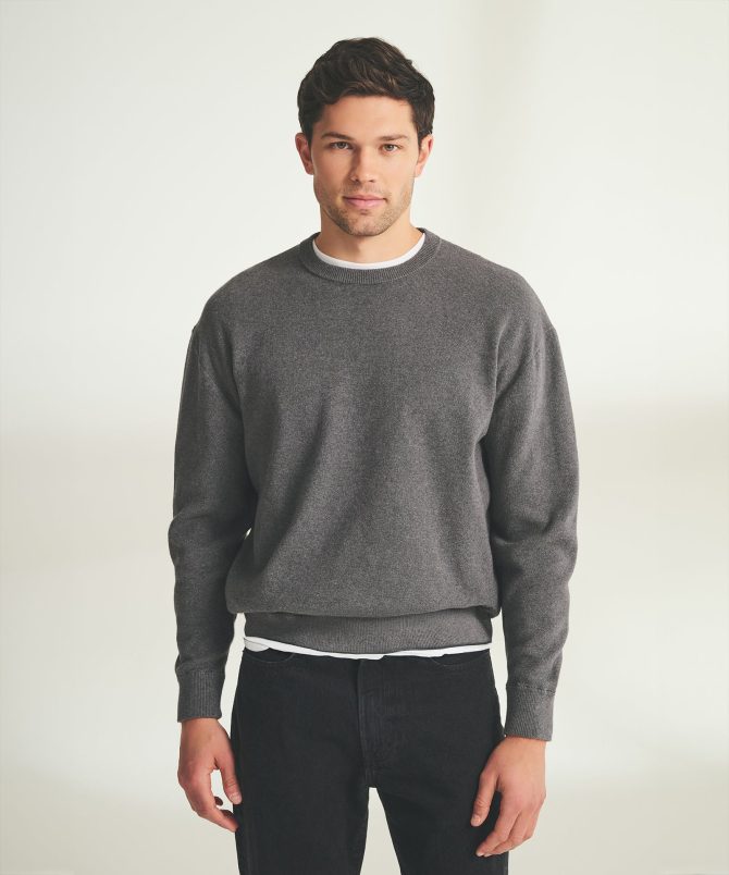 Cotton Cashmere Oversized Sweatshirt - Image 4