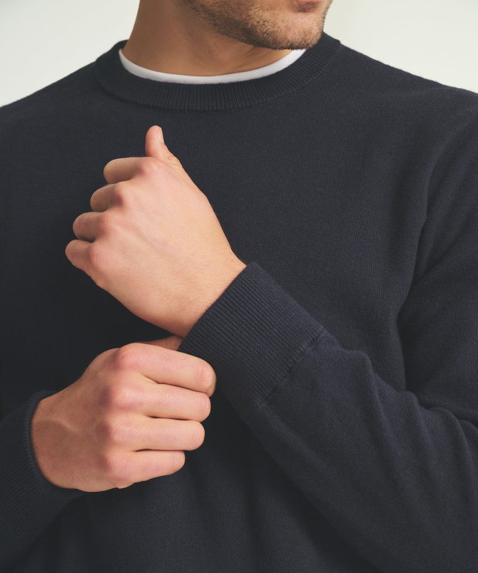 Cotton Cashmere Oversized Sweatshirt - Image 11