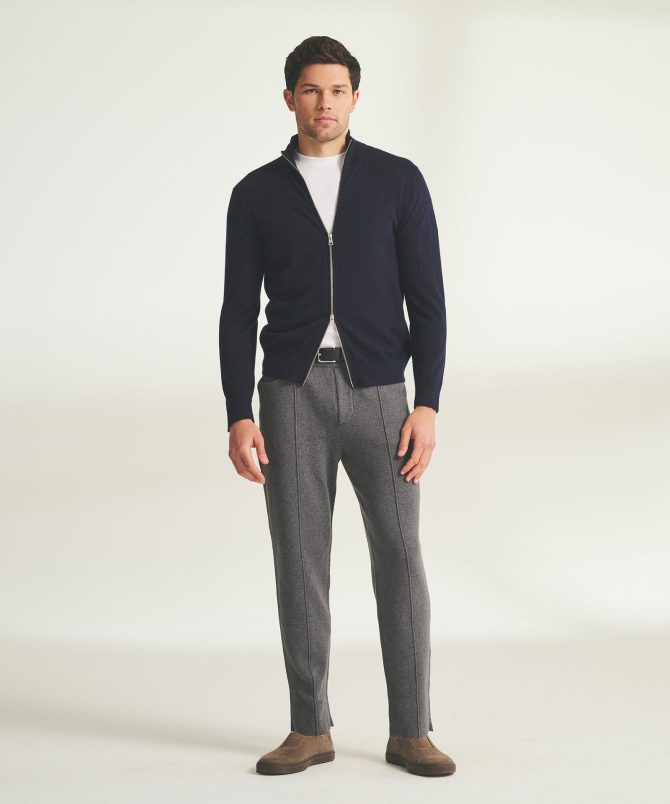 Cotton Cashmere Trouser - Image 7