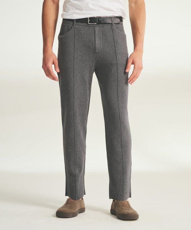 Cotton Cashmere Trouser - Image 6
