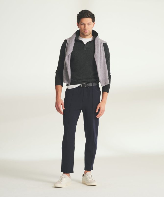 Cotton Cashmere Trouser - Image 2