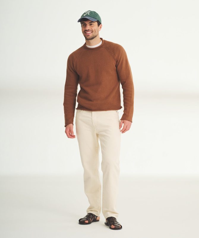 Cotton Relaxed Rollneck Sweater - Image 6