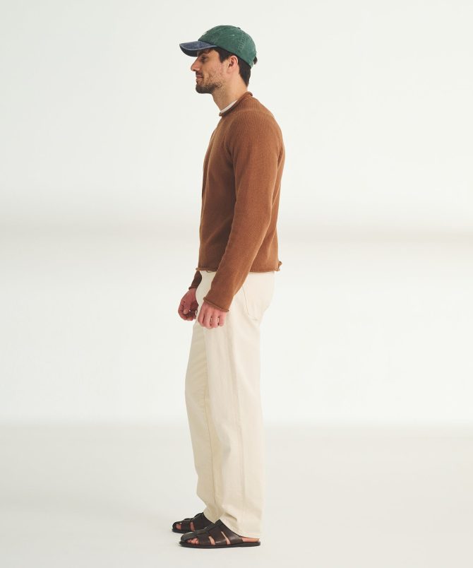 Cotton Relaxed Rollneck Sweater - Image 7
