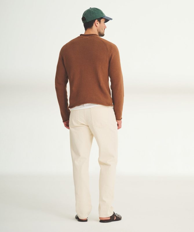 Cotton Relaxed Rollneck Sweater - Image 8