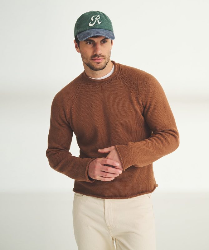 Cotton Relaxed Rollneck Sweater - Image 3