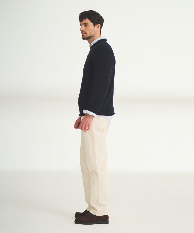 Cotton Relaxed Rollneck Sweater - Image 13
