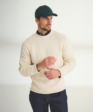 Cotton Relaxed Rollneck Sweater