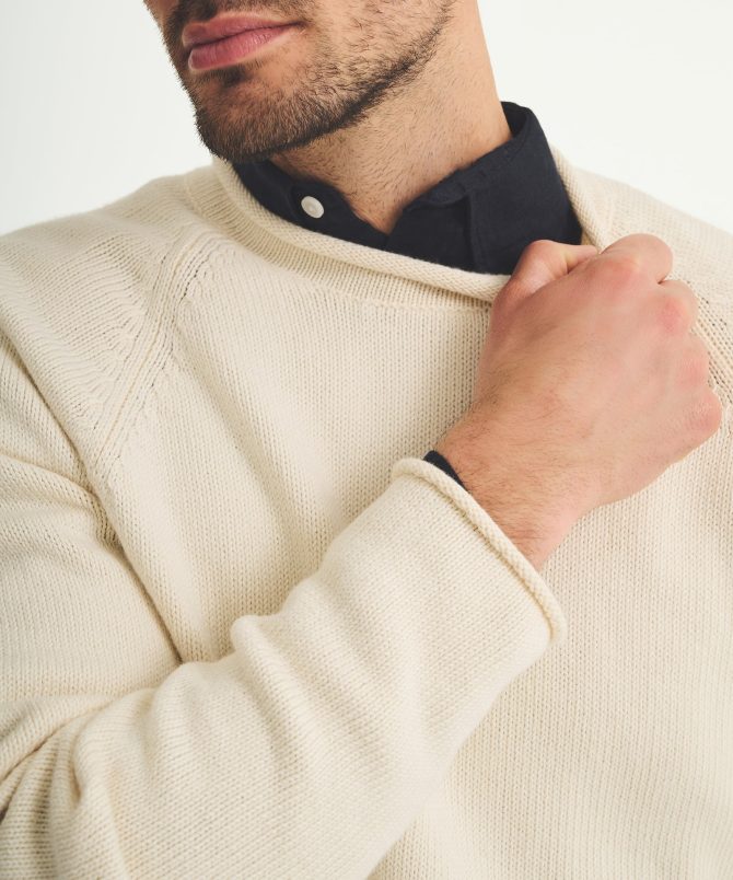 Cotton Relaxed Rollneck Sweater - Image 18