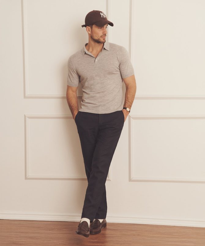 Super Fine Cashmere Short Sleeve Polo - Image 18
