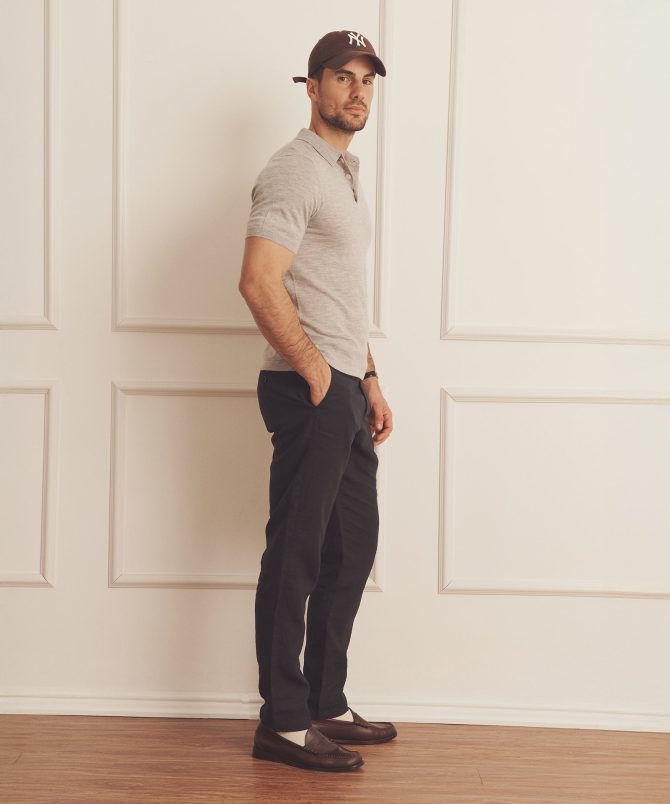 Super Fine Cashmere Short Sleeve Polo - Image 19