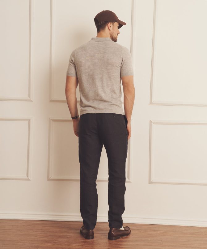 Super Fine Cashmere Short Sleeve Polo - Image 20