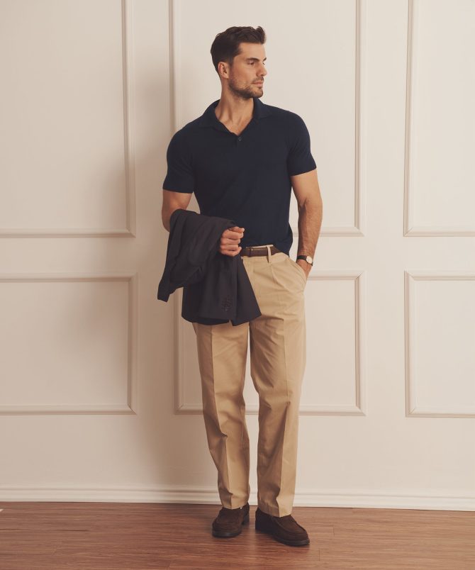 Super Fine Cashmere Short Sleeve Polo - Image 23