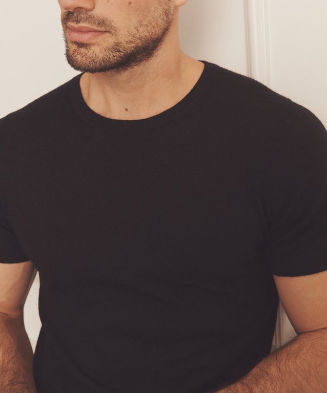 Super Fine Cashmere T-Shirt - Image 2