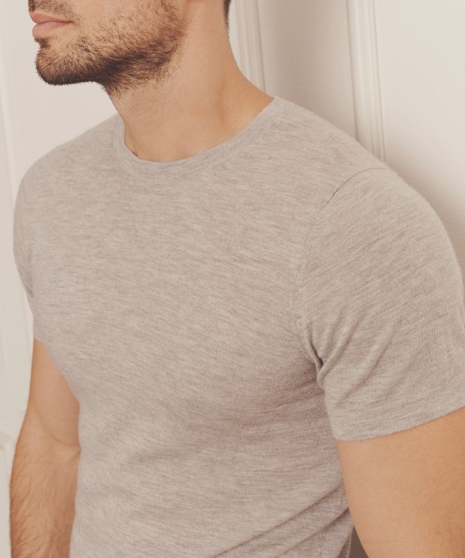 Super Fine Cashmere T-Shirt - Image 12