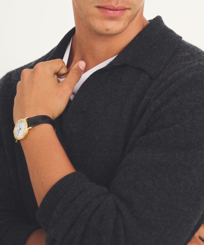 Lightweight Cashmere Relaxed Polo - Image 38