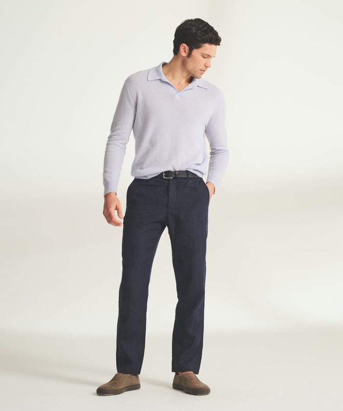 Lightweight Cashmere Relaxed Polo - Image 48