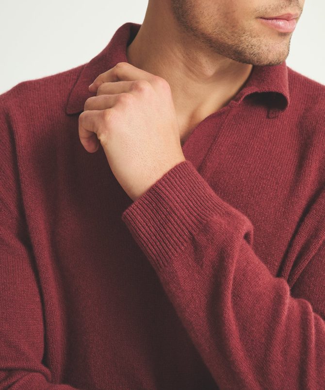 Lightweight Cashmere Relaxed Polo - Image 51