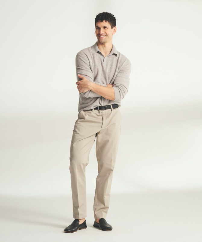 Lightweight Cashmere Relaxed Polo - Image 55