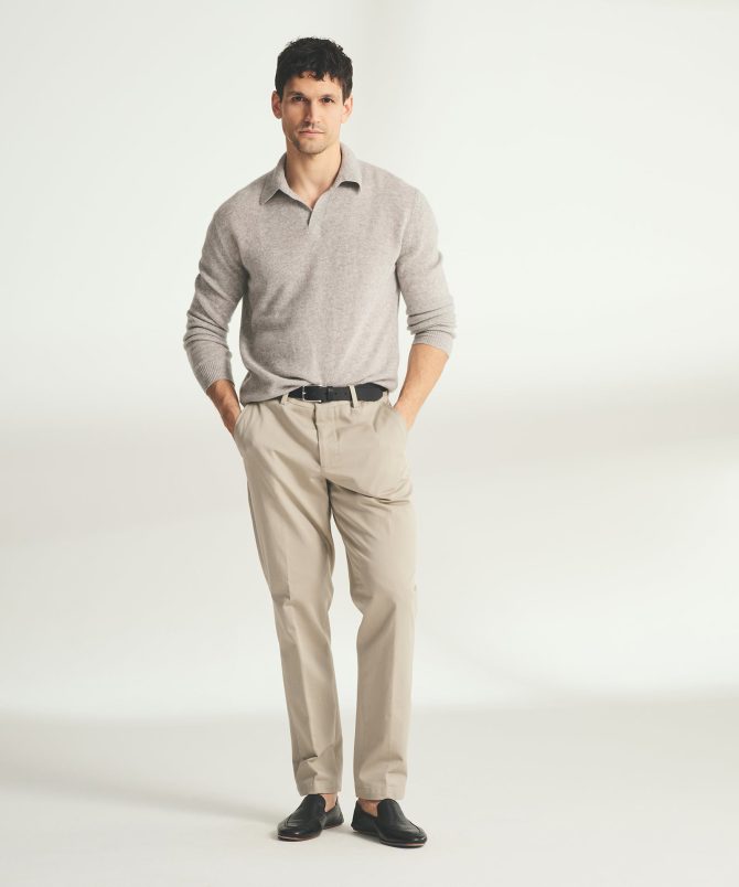 Lightweight Cashmere Relaxed Polo - Image 57