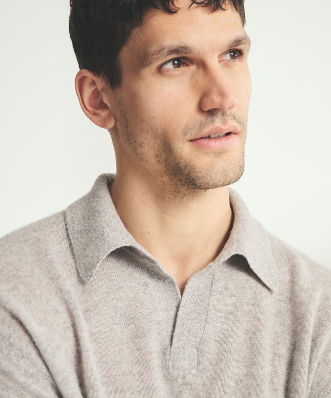 Lightweight Cashmere Relaxed Polo - Image 56