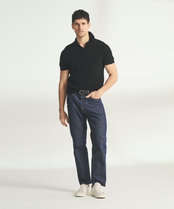 Lightweight Cashmere Short Sleeve Polo - Image 22