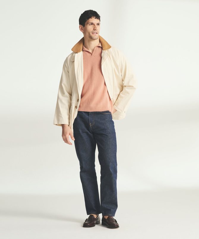 Lightweight Cashmere Short Sleeve Polo - Image 40