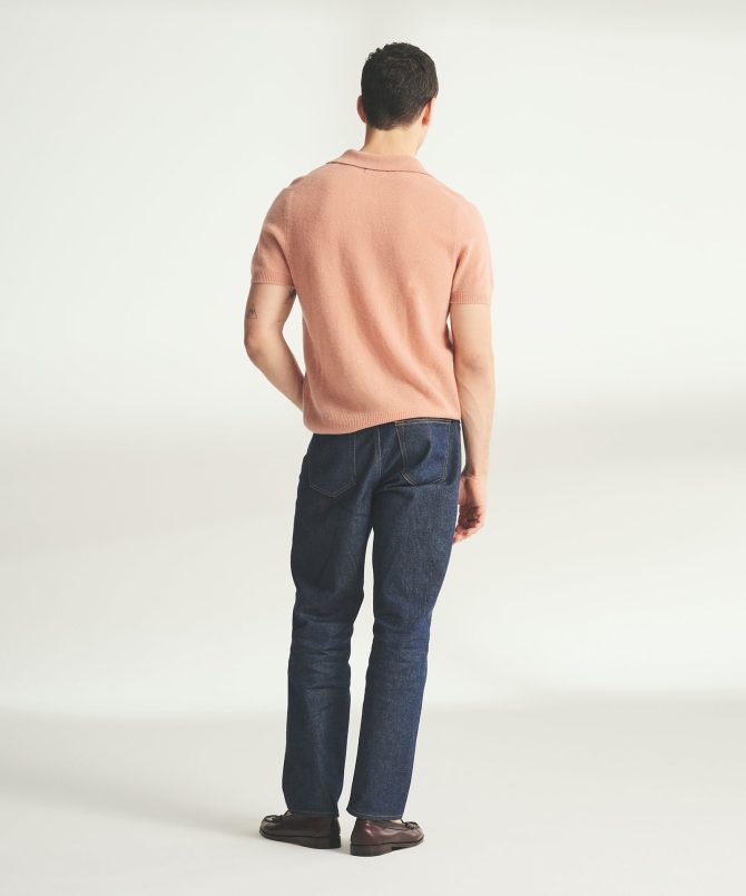 Lightweight Cashmere Short Sleeve Polo - Image 42