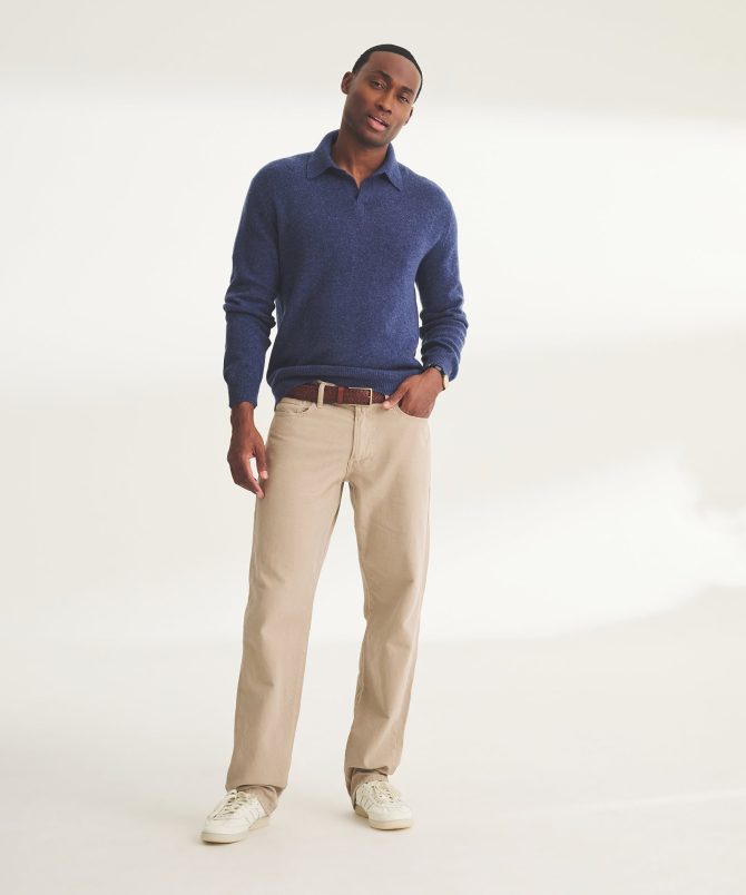 Lightweight Cashmere Relaxed Polo - Image 30
