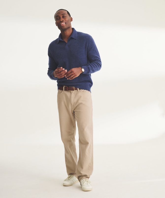Lightweight Cashmere Relaxed Polo - Image 33