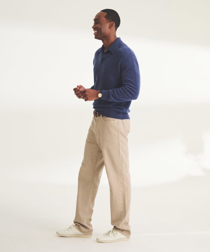 Lightweight Cashmere Relaxed Polo - Image 34