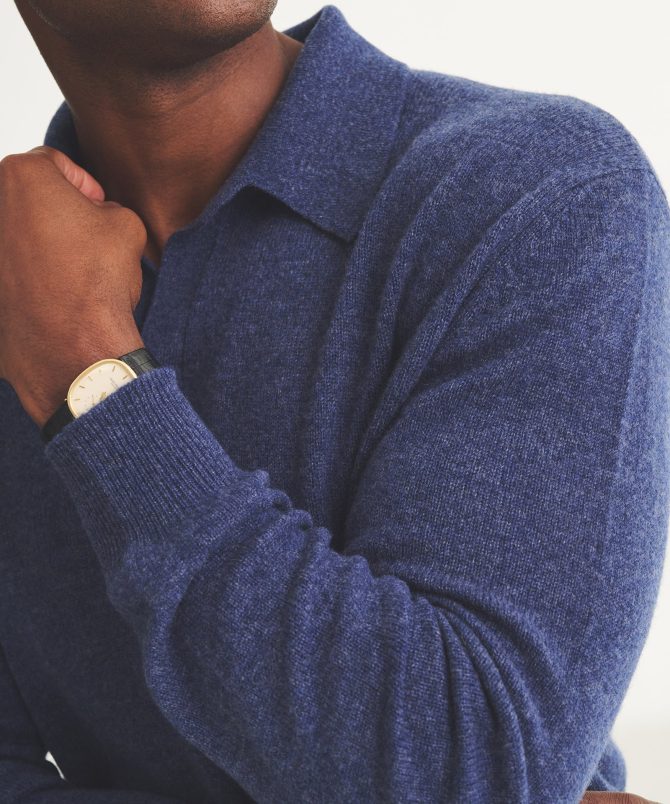 Lightweight Cashmere Relaxed Polo - Image 32