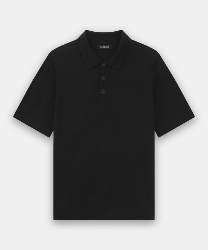 Super Fine Cashmere Short Sleeve Polo - Image 10