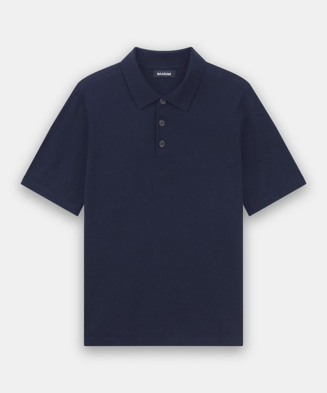 Super Fine Cashmere Short Sleeve Polo - Image 22