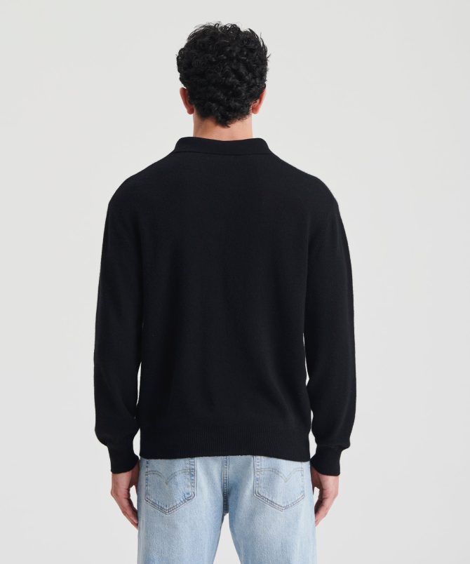 Lightweight Cashmere Relaxed Polo - Image 11