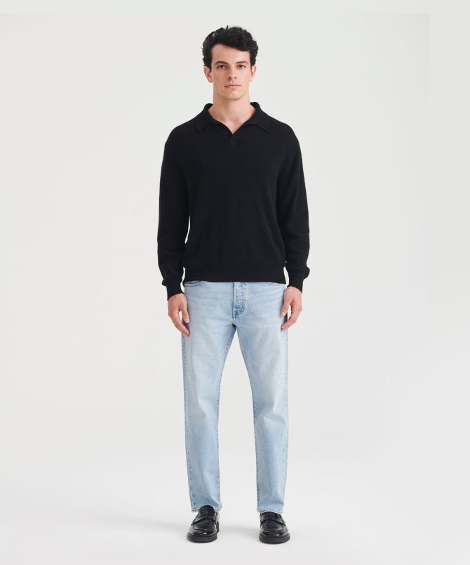 Lightweight Cashmere Relaxed Polo - Image 10