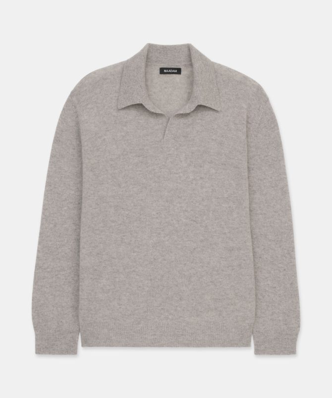 Lightweight Cashmere Relaxed Polo - Image 61
