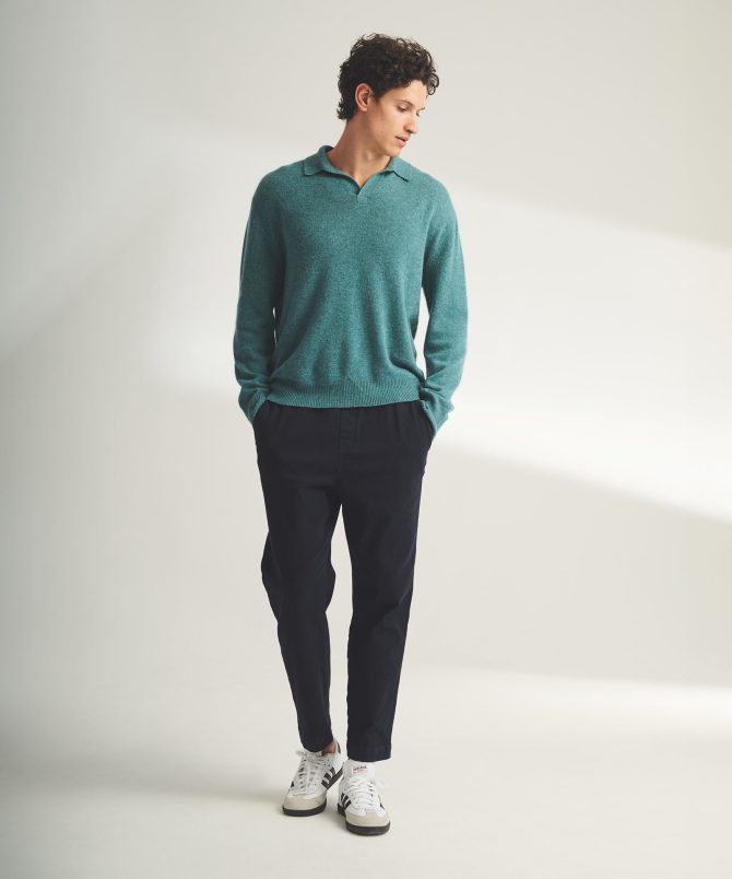 Lightweight Cashmere Relaxed Polo - Image 22