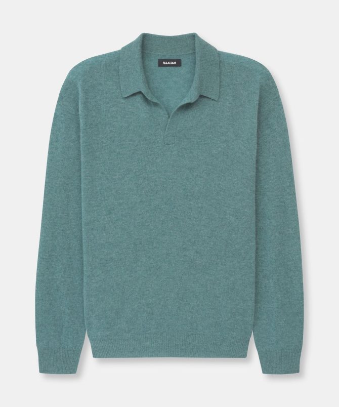 Lightweight Cashmere Relaxed Polo - Image 29