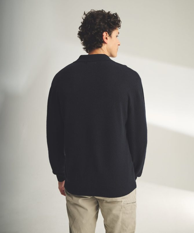 Lightweight Cashmere Relaxed Polo - Image 26