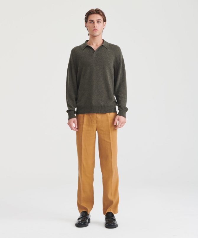 Lightweight Cashmere Relaxed Polo - Image 13