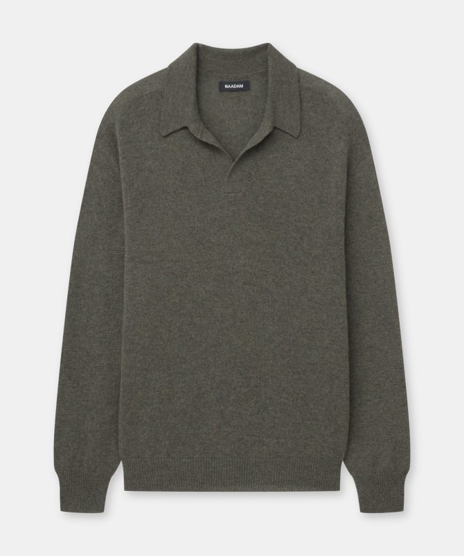 Lightweight Cashmere Relaxed Polo - Image 17