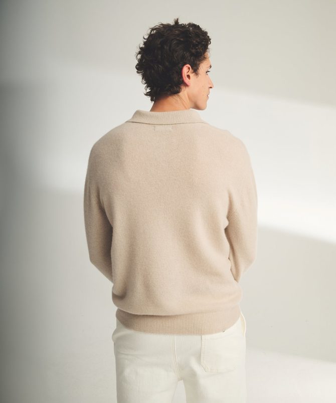 Lightweight Cashmere Relaxed Polo - Image 20