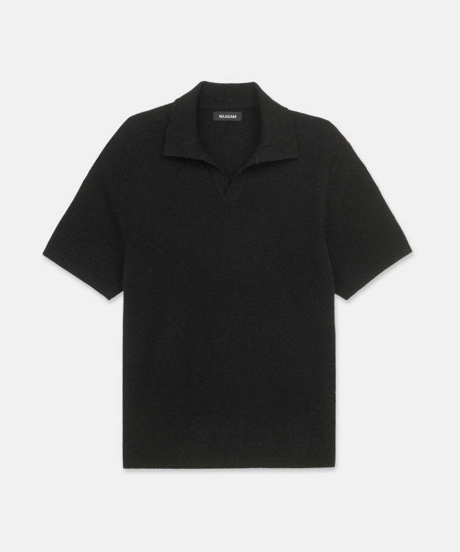Lightweight Cashmere Short Sleeve Polo - Image 20