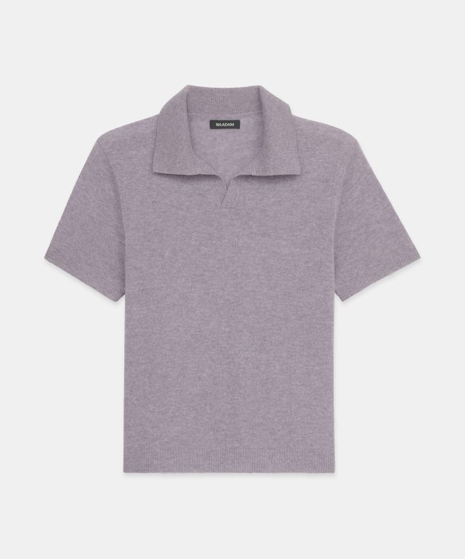 Lightweight Cashmere Short Sleeve Polo - Image 30