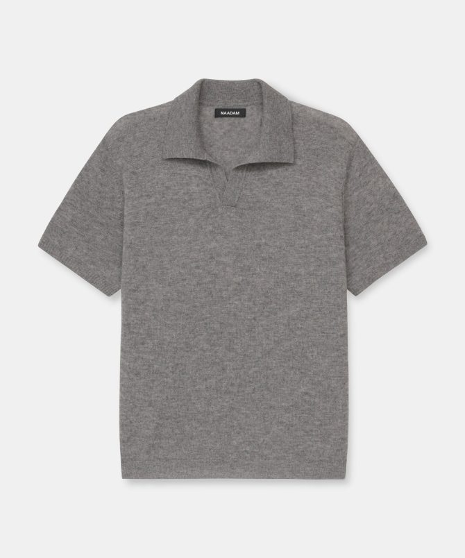 Lightweight Cashmere Short Sleeve Polo - Image 13