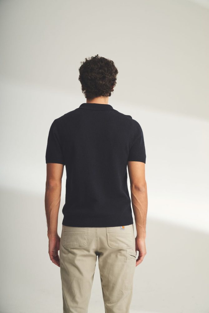 Lightweight Cashmere Short Sleeve Polo - Image 18