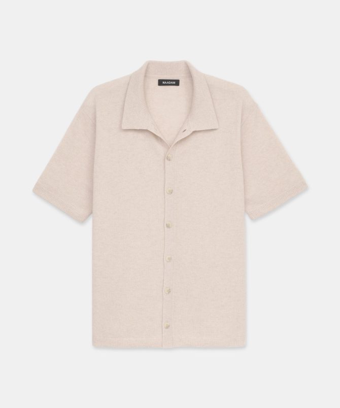 Signature Cashmere Short Sleeve Button Down - Image 31