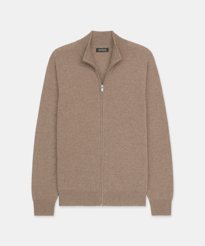 Signature Cashmere Full Zip Sweater - Image 9